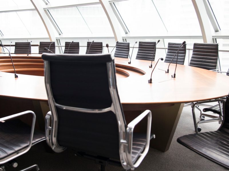 Modern office meeting room